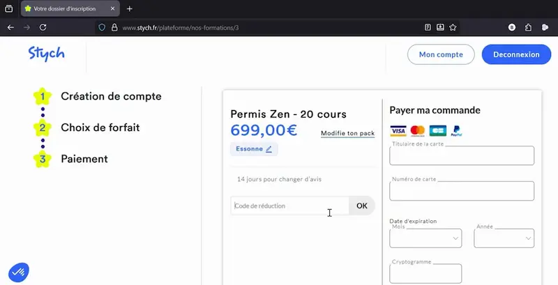 Prix Stych sans code de réduction